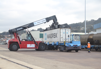 Nuevo servicio refrigerado de mercanc�as entre Algeciras y Mar�n
